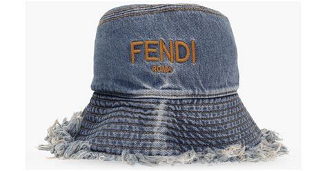 baby fendi bucket hat|fendi denim bucket hat.